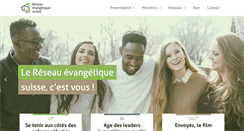 Desktop Screenshot of evangelique.ch